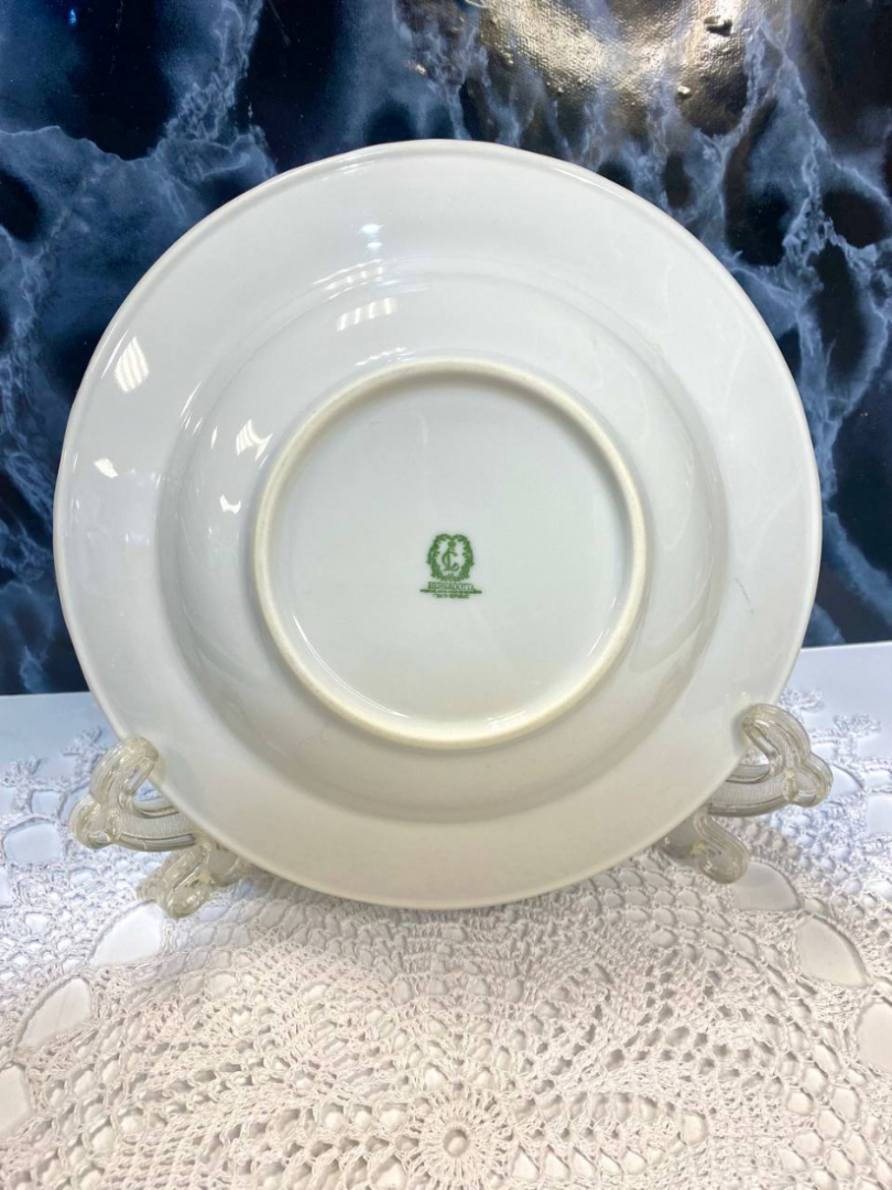 Глубокие тарелки для пасты. Бернадотт - мануфактура Чехии. Рельефный фарфор. Цена за 6шт. Картинка 3